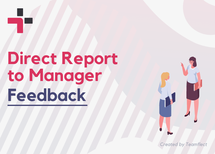 direct report to manager feedback template visual