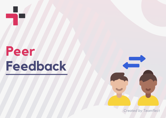 peer feedback template visual