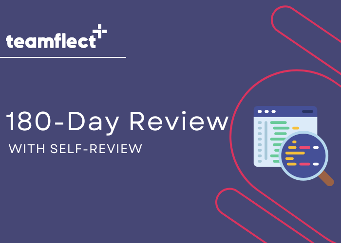 180-day review with self-review visual
