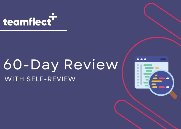 60-day review with self-review visual