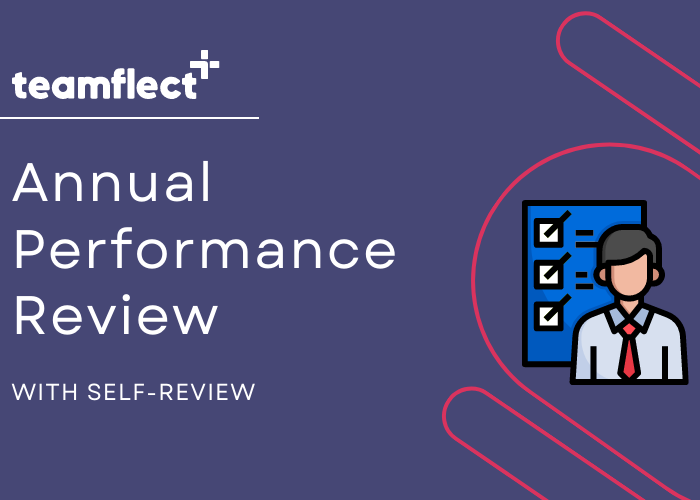 annual performance review template visual