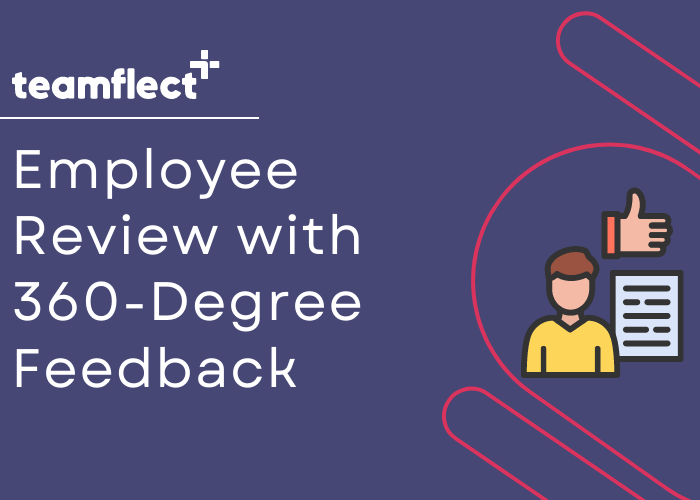 employee review with 360-degree feedback visual