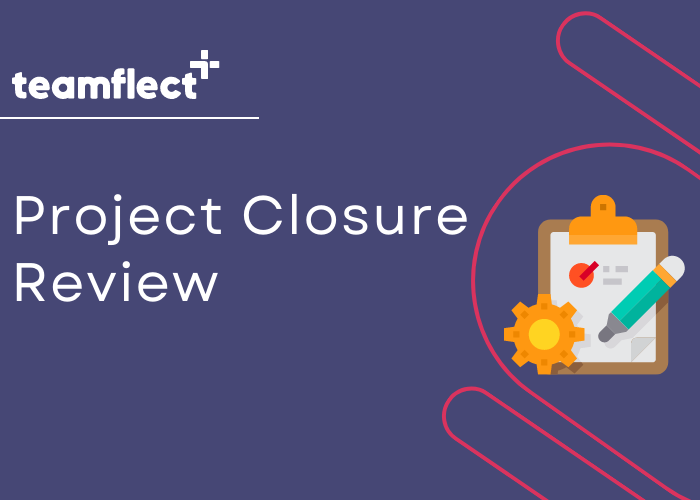 project closure review visual